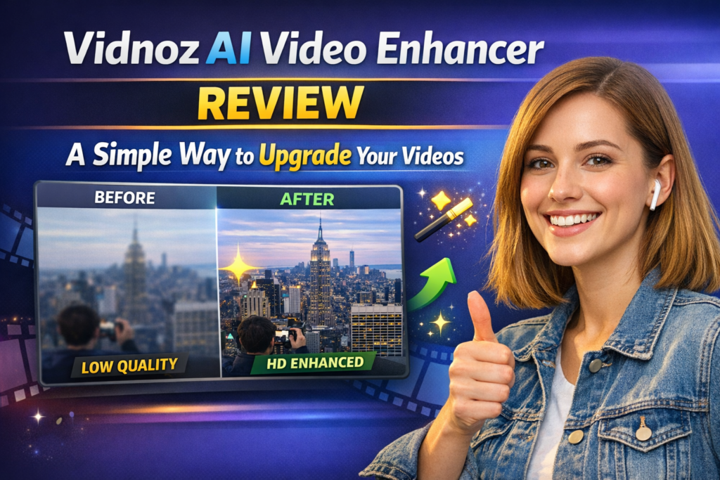 Vidnoz AI Video Enhancer Review: A Simple Way to Upgrade Your Videos