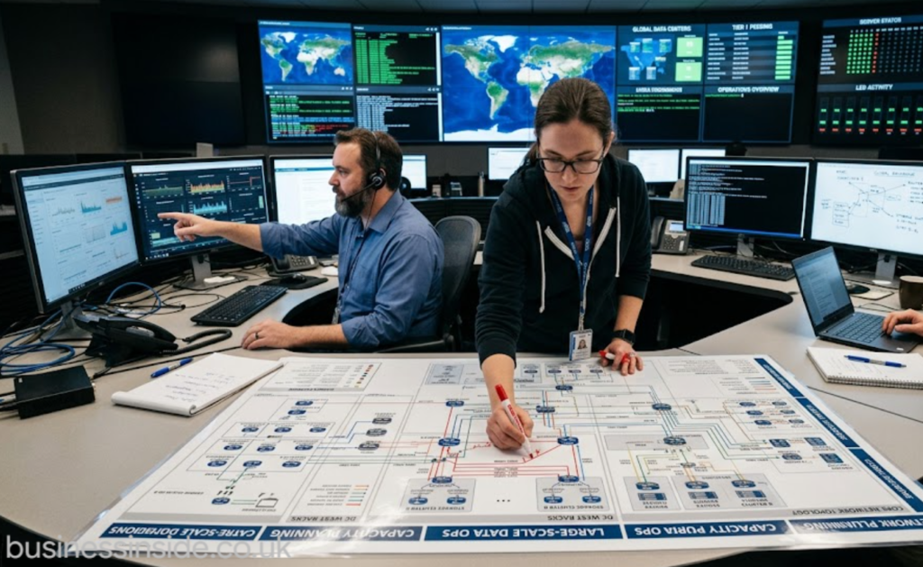 Network Planning for Large-Scale Data Operations